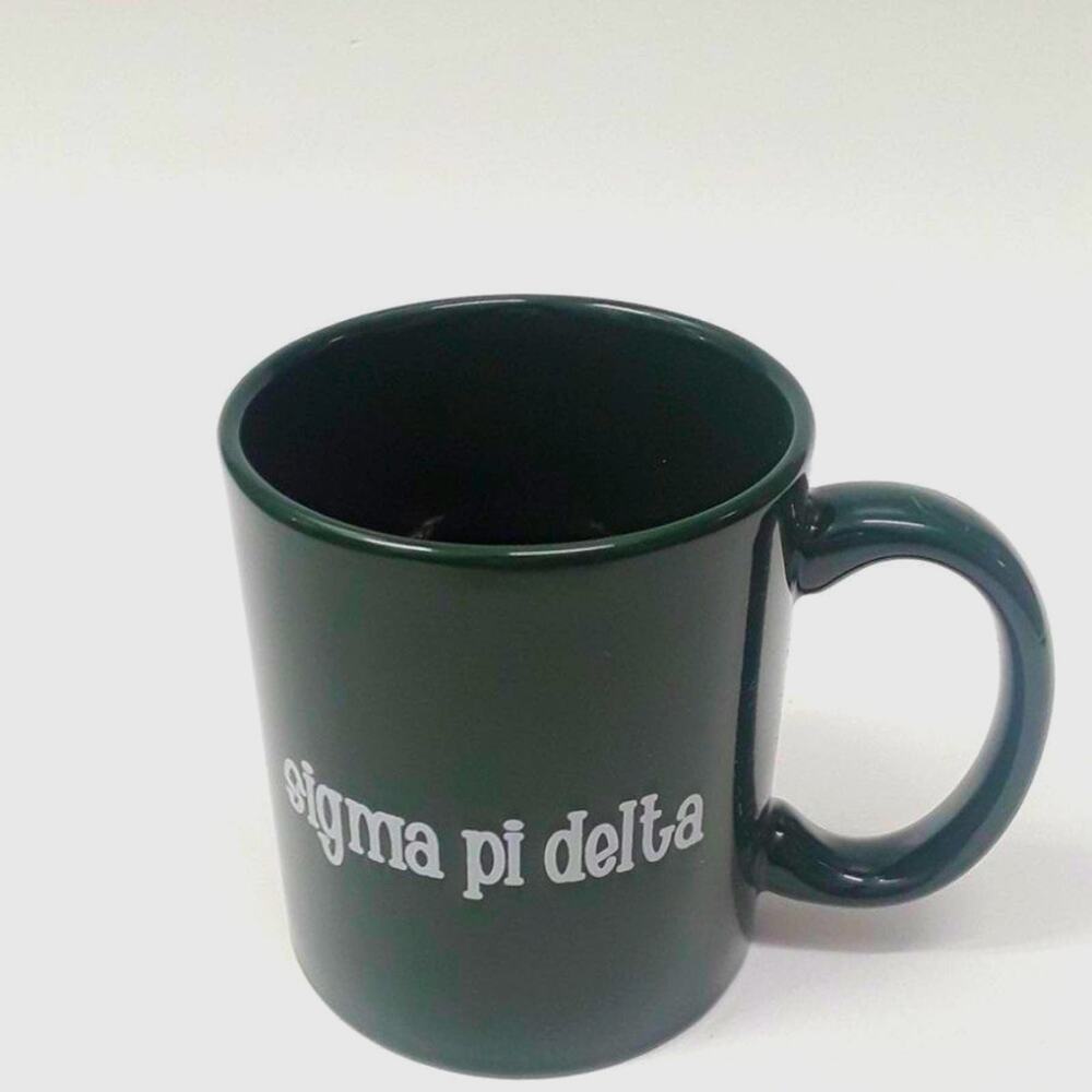 Delta Sigma Pi Coffee Mug Cup Fraternity Green